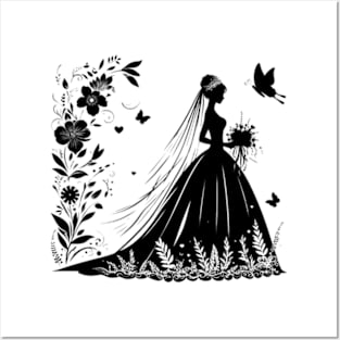 Wedding Bride To Be Posters and Art